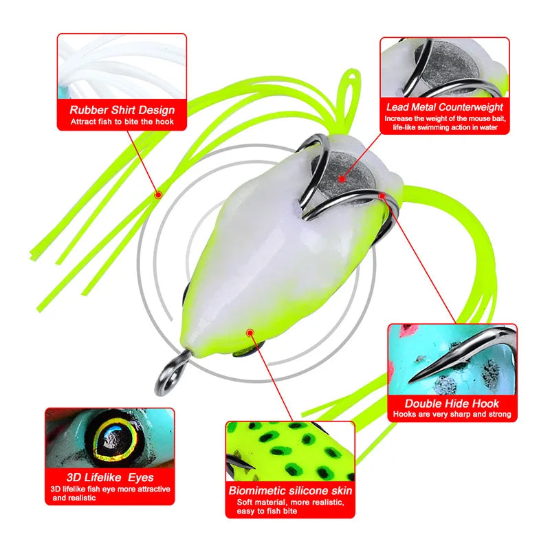 Frog Silicone Anti enrosco Wdairen 4.5cm | 5.5cm | 6.2cm
