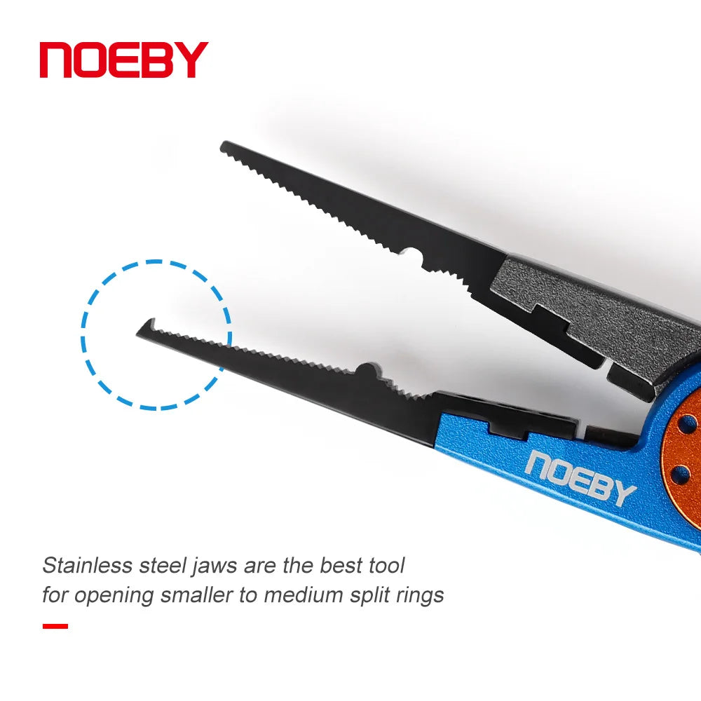 Alicate de Pesca Multifuncional Inox NOEBY