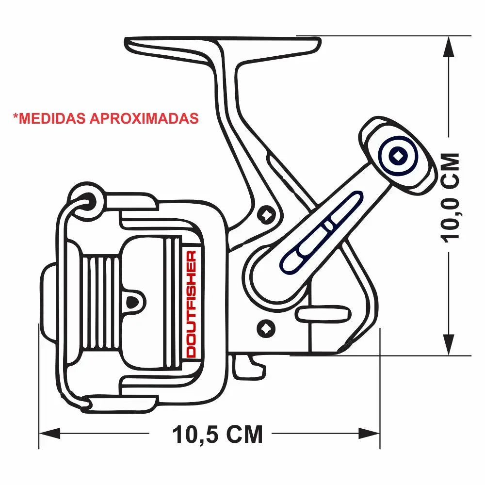 Kit 2 Molinete Marine Sports Elite 500 FD 5.2:1 Gold