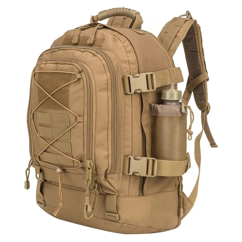 Grande capacidade 40l 65l ao ar livre tático militar mochila viagem caminhadas acampamento ferramenta de pesca mochila para homens