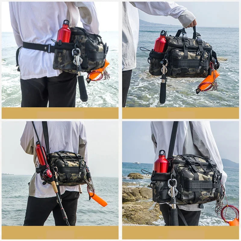 Bolsa de Pesca SDI em Lona à Prova D'água