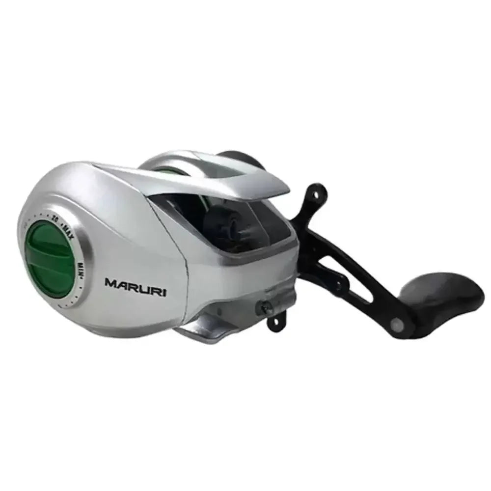 Carretilha Maruri Luke Silver Geen Lh (Manivela Esquerda) Drag 6 kg