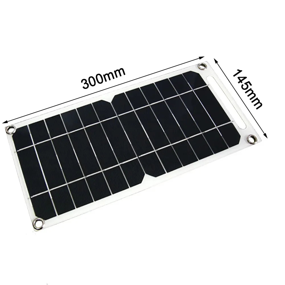 Carregador de Celular Painel Solar USB 30W a prova d'água
