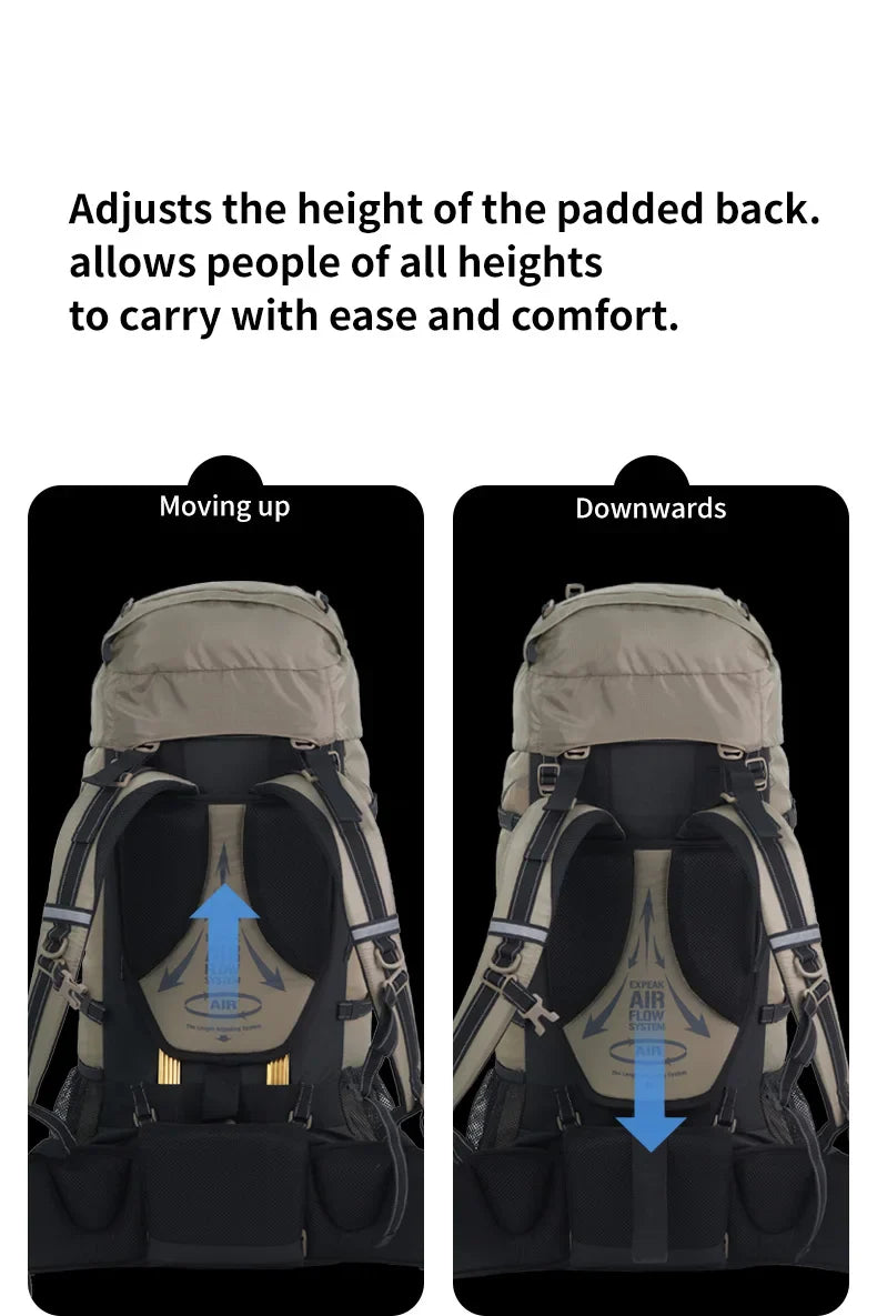 Mochila Naturehike 80L – Professional Mountain Backpack