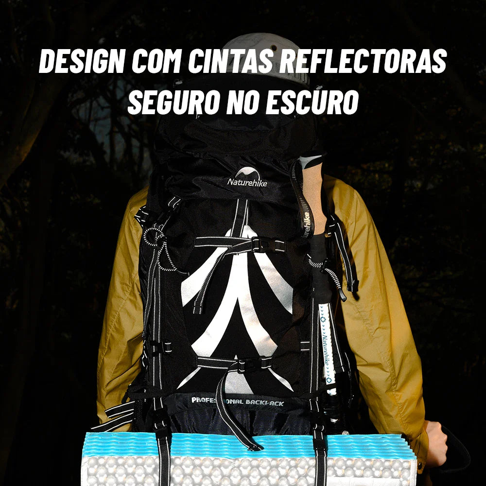 Mochila Naturehike 80L – Professional Mountain Backpack