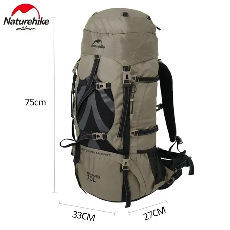 Mochila Naturehike 80L – Professional Mountain Backpack