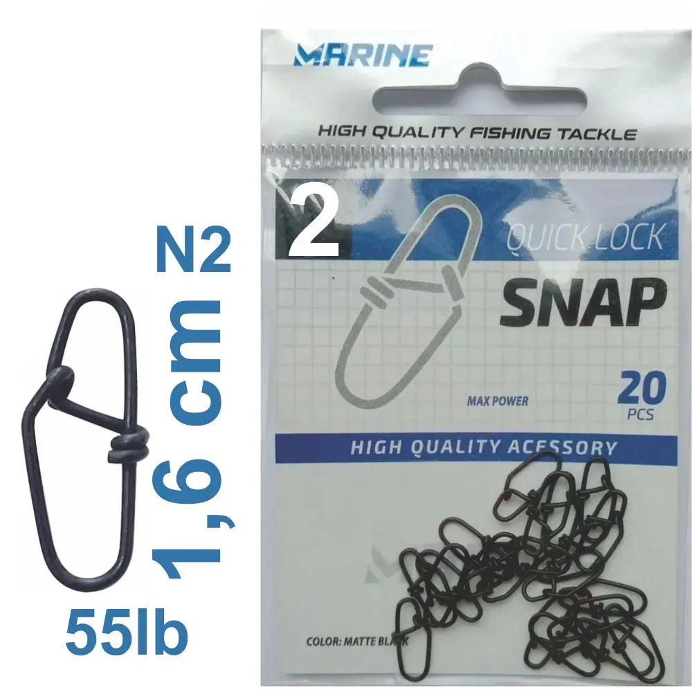 Kit Snap De Pesca Quick Lock N1 N2 N3 Marine Sports