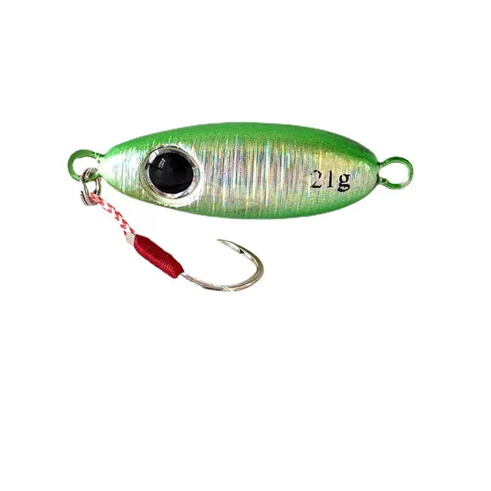 Micro jig Verde Holográfico 5.5g | 10g | 17g | 21g