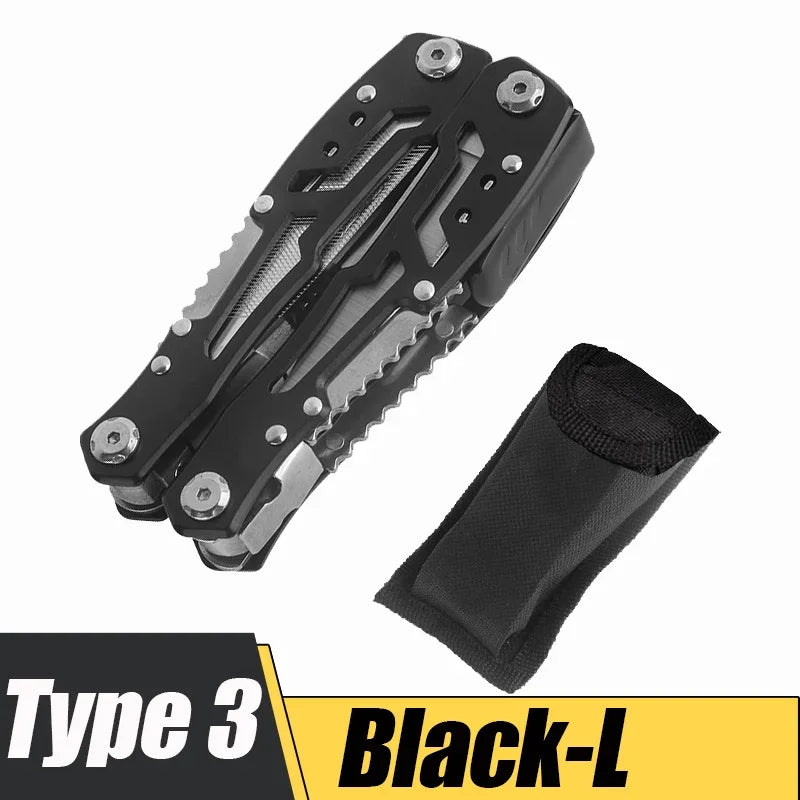 Alicate Multifuncional de Inox + Case | 14 Funções