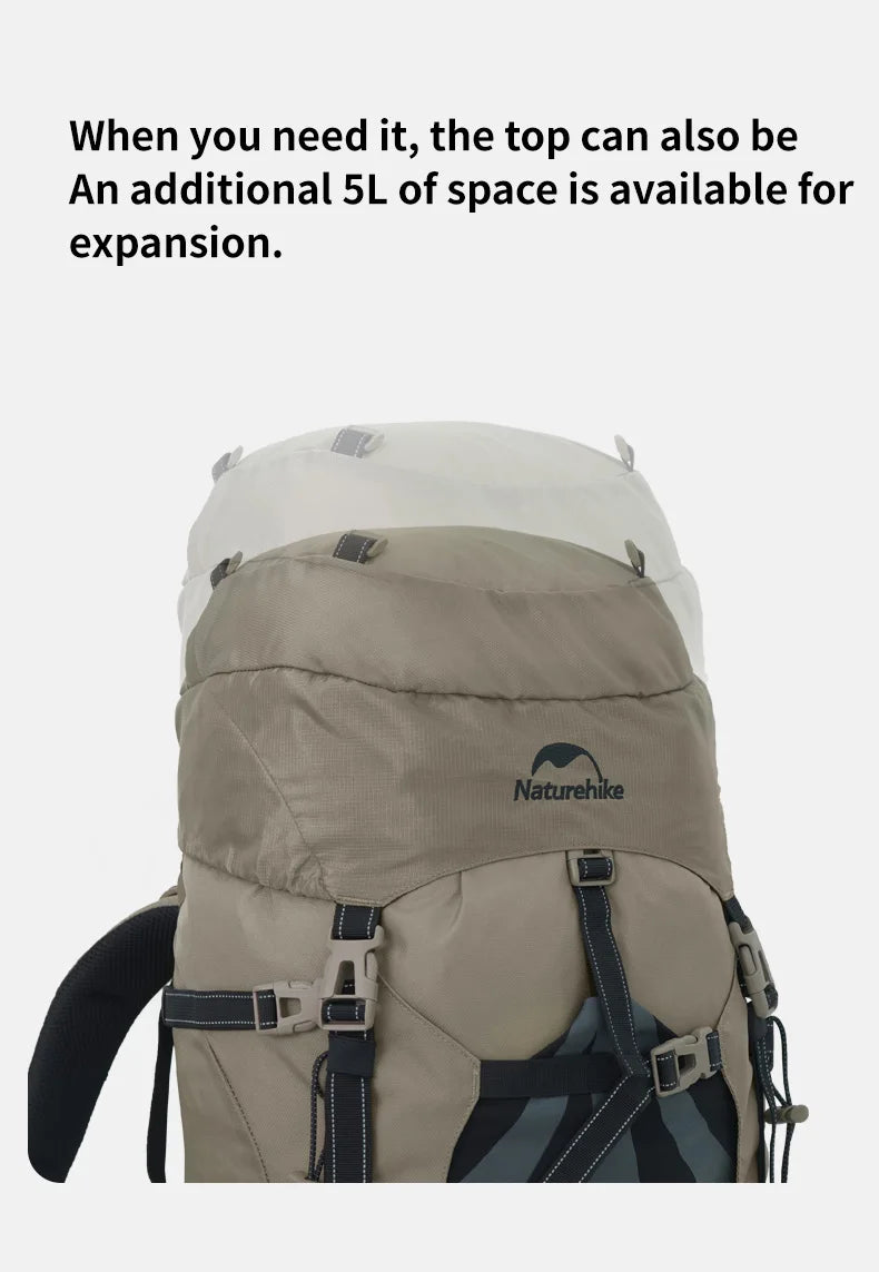 Mochila Naturehike 80L – Professional Mountain Backpack