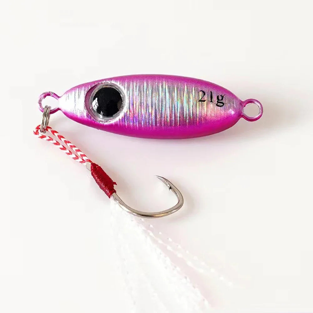 Micro jig Rosa Holográfico 5.5g | 10g | 17g | 21g