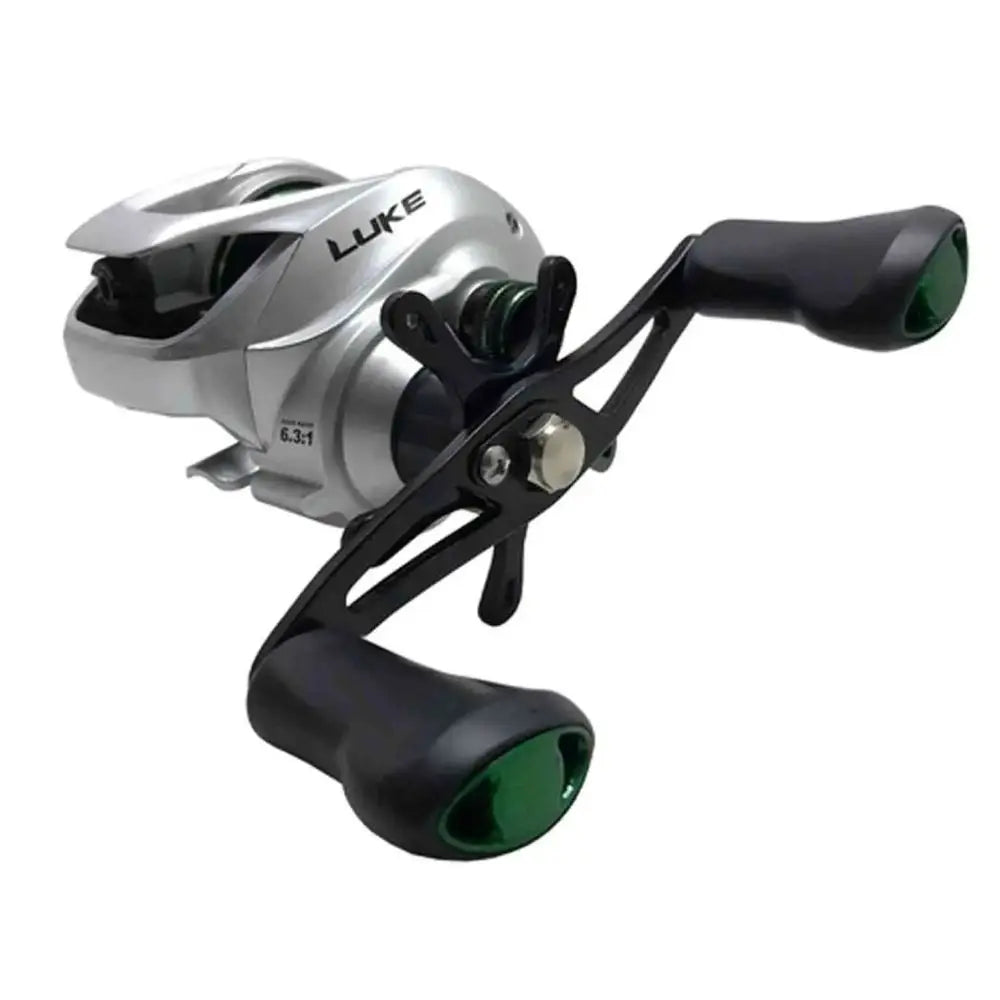 Carretilha Maruri Luke Silver Geen Lh (Manivela Esquerda) Drag 6 kg