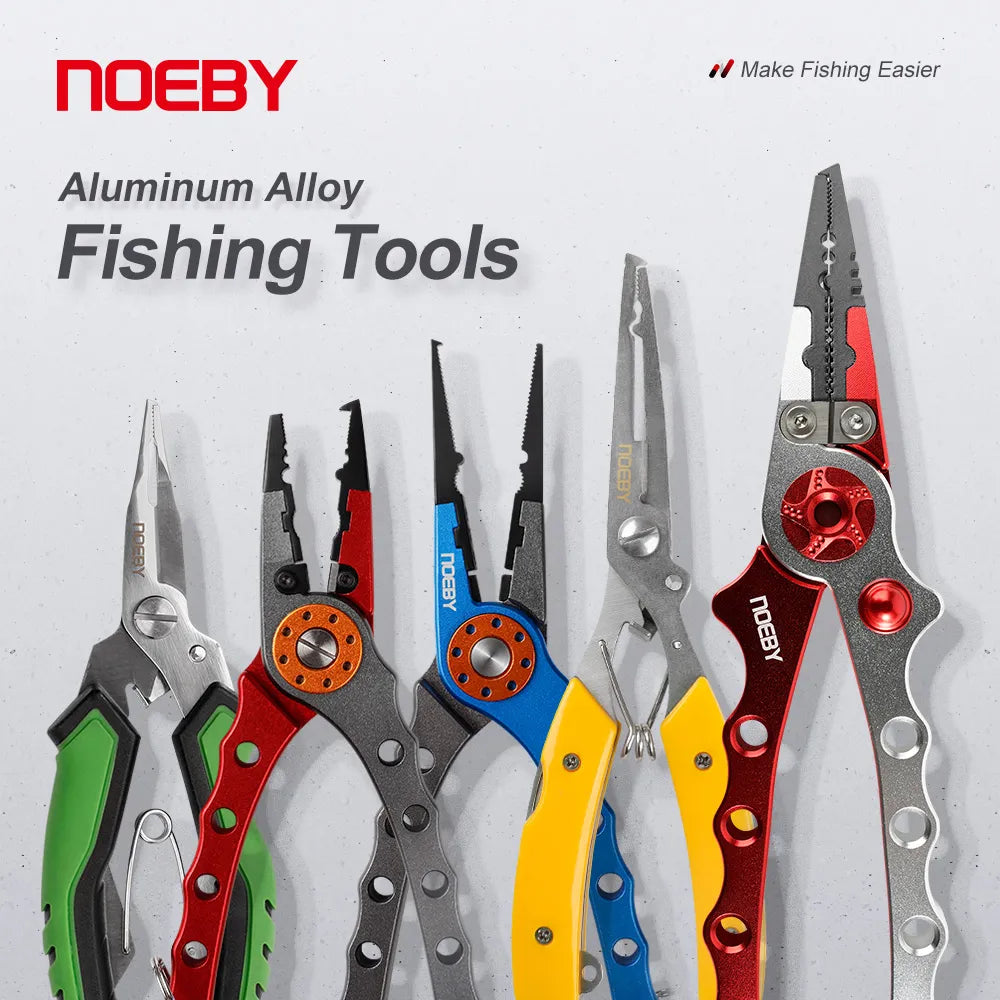 Alicate de Pesca Multifuncional Inox NOEBY