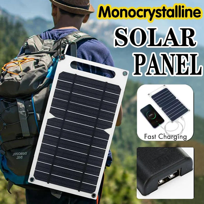 Carregador de Celular Painel Solar USB 30W a prova d'água