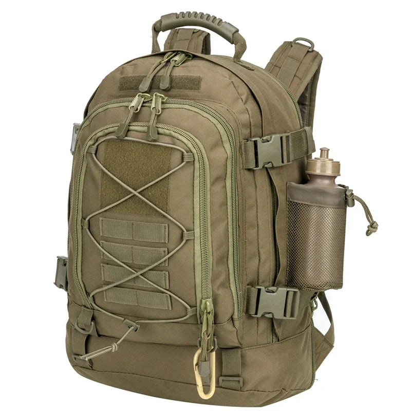 Grande capacidade 40l 65l ao ar livre tático militar mochila viagem caminhadas acampamento ferramenta de pesca mochila para homens
