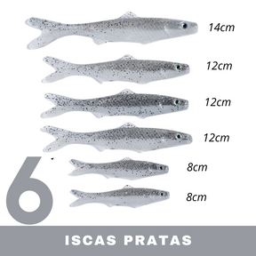Isca Banjo Minnow [Kit 102 Peças]