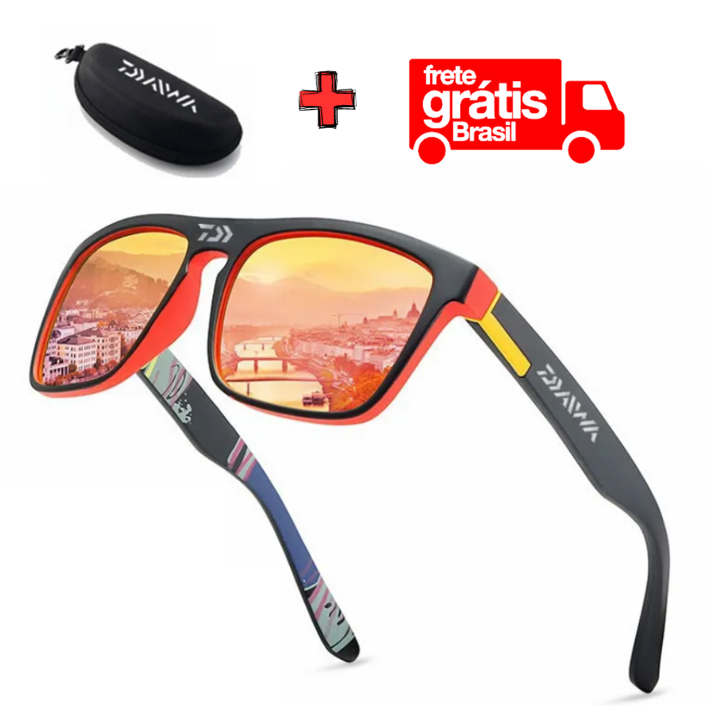 Óculos Polarizado Provisor UV400+ [Estojo de Brinde + Frete Grátis]