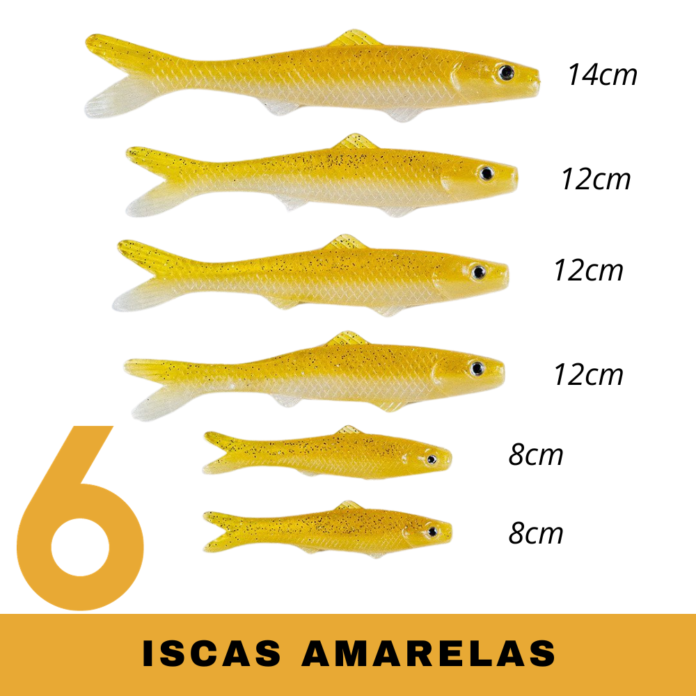 Isca Banjo Minnow [Kit 102 Peças]