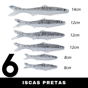 Isca Banjo Minnow [Kit 102 Peças]