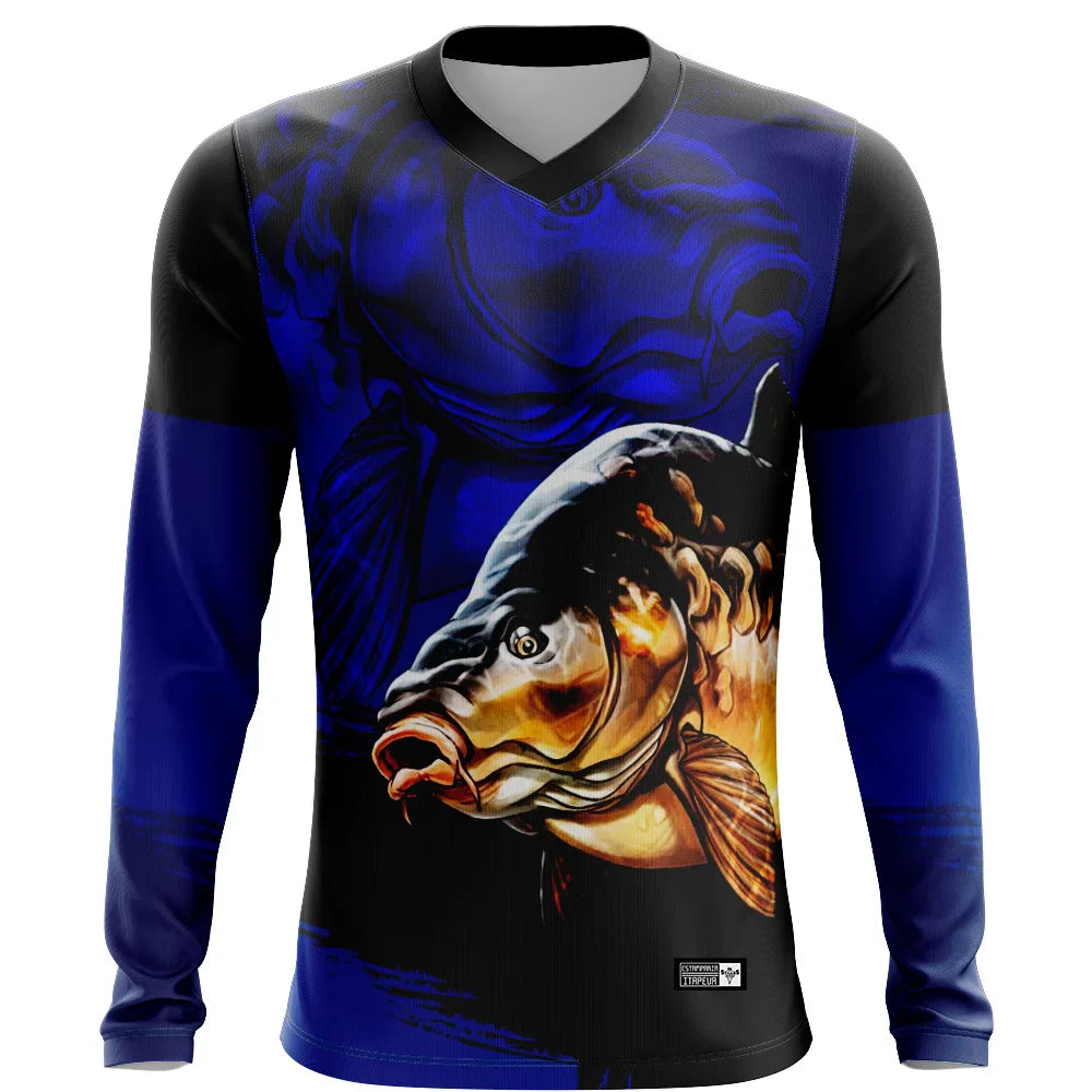 Camiseta Uv50 Estampa Carpa