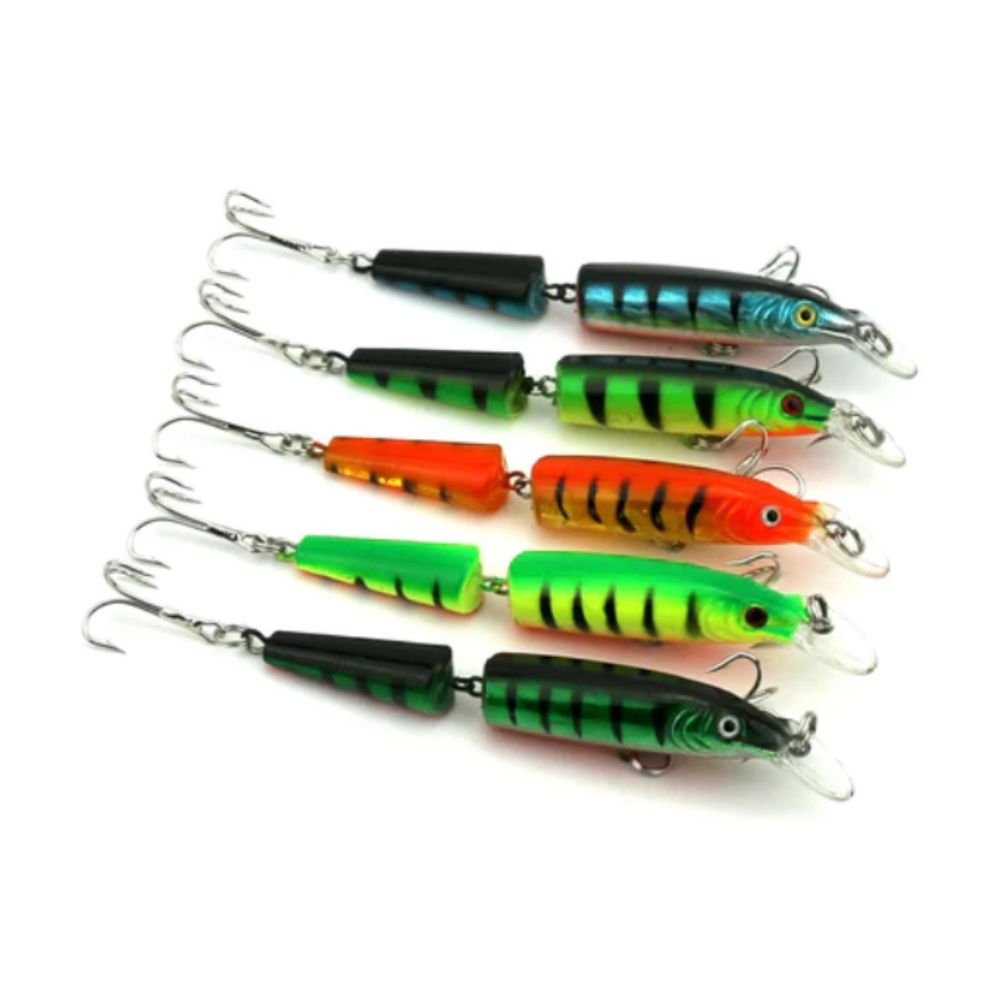 Isca Artificial Articulada Thunder Sim. Rapala 9cm | Pac 5 unid