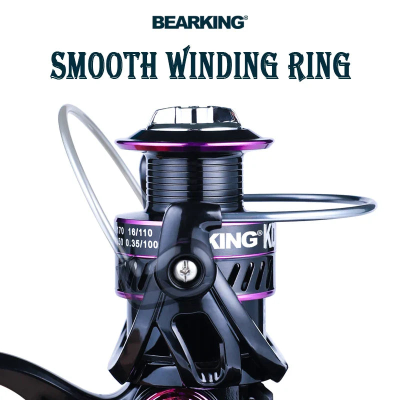 Molinete Bearking BKD 7 rolamentos Drag 10kg 5.0:1