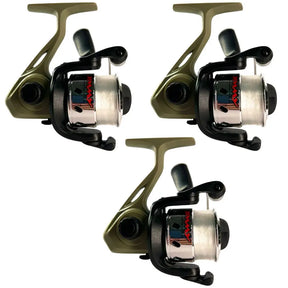 Kit 3 Molinete Marine Sports Jimmy Verde Com Linha
