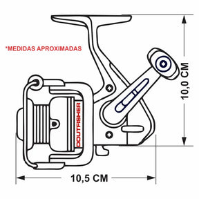 Kit 2 Molinete Marine Sports Elite 500 FD 5.2:1 Gold