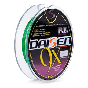 Linha Multifilamento Daisen 9X 0,60mm 90lb 150m Verde