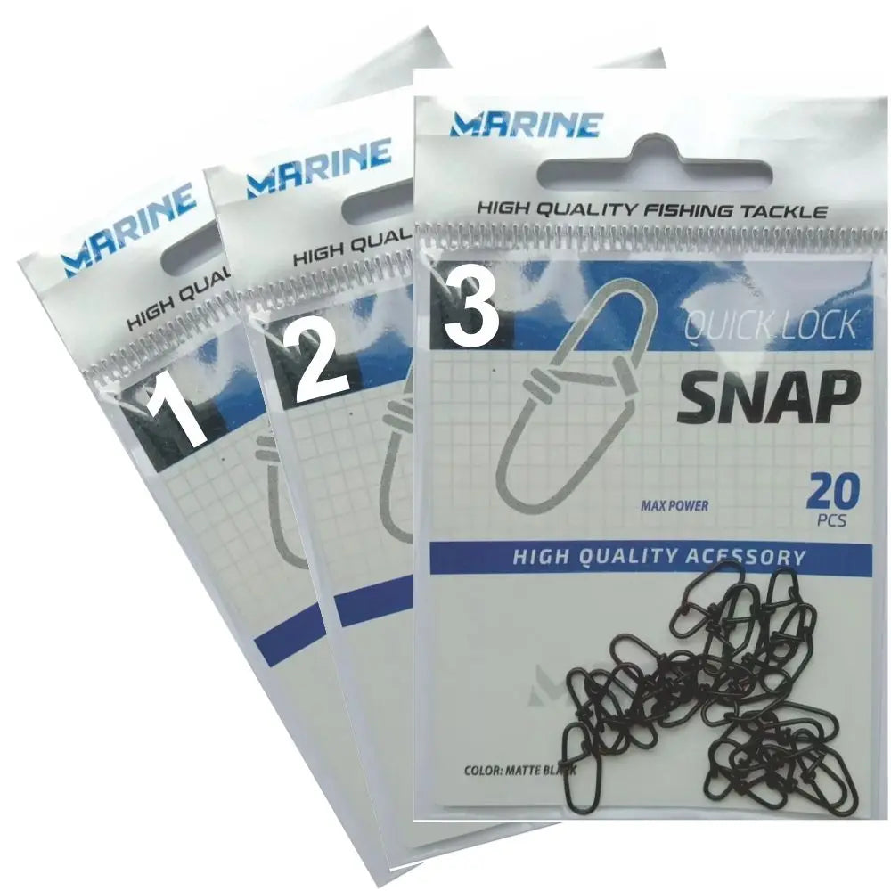 Kit Snap De Pesca Quick Lock N1 N2 N3 Marine Sports