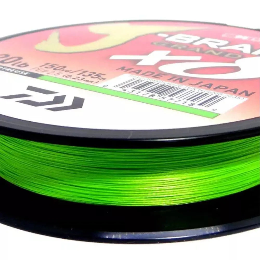 Linha Multifilamento Daiwa J-Braid Grand X8 20lb 0,23mm 135m