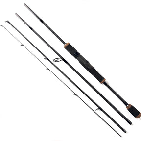 Vara de Molinete Eurasian 6-10 libras | 2,1 m | 4 seções Fuji