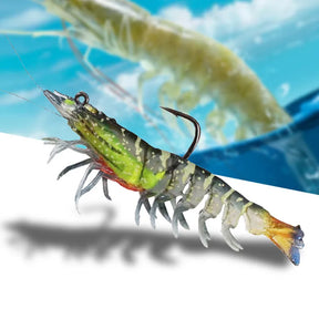 Camarão Artificial Magic Shrimp GLOW Camarões artificiais com olhos glow
