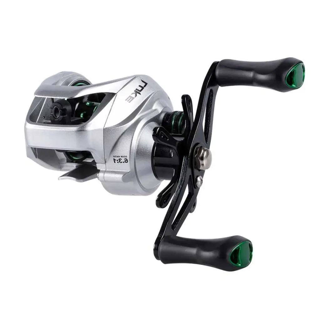 Carretilha Maruri Luke Silver Geen Lh (Manivela Esquerda) Drag 6 kg