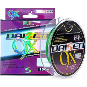 Linha Multifilamento Daisen 9X 0,60mm 90lb 150m Verde