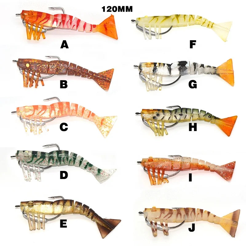 Camarão Artificial DOA Lastreado Offset 9cm | 12cm