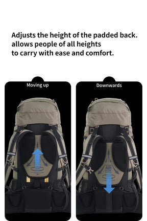 Mochila Naturehike 80L – Professional Mountain Backpack