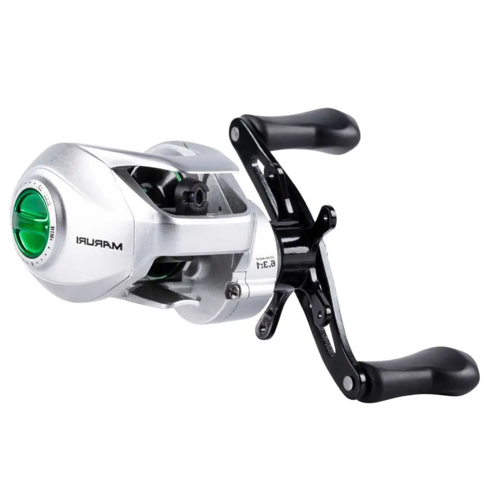 Carretilha Maruri Luke Silver Geen Lh (Manivela Esquerda) Drag 6 kg