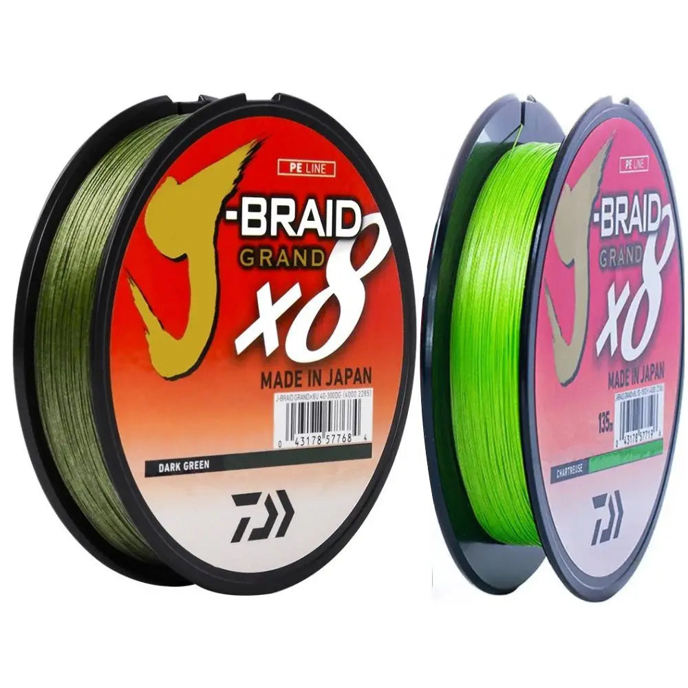 Linha Multifilamento Daiwa J-Braid Grand X8 20lb 0,23mm 135m