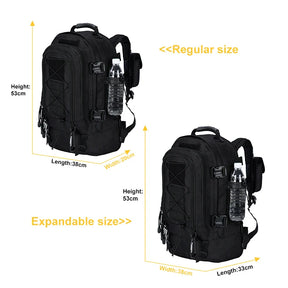 Grande capacidade 40l 65l ao ar livre tático militar mochila viagem caminhadas acampamento ferramenta de pesca mochila para homens
