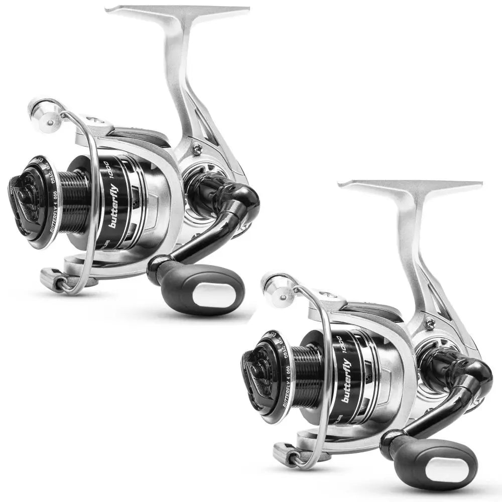 Kit 2 Molinete Maruri Butterfly Ultra light 1000 Drag 4kg