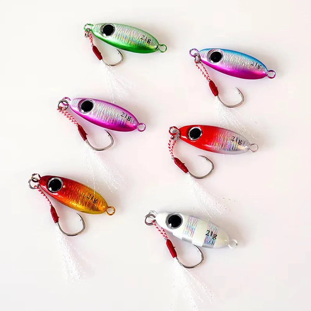 Micro jig Rosa Holográfico 5.5g | 10g | 17g | 21g