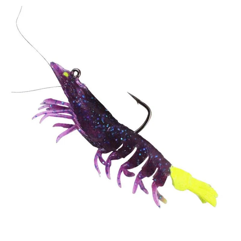 Camarão Artificial Magic Shrimp GLOW Camarões artificiais com olhos glow