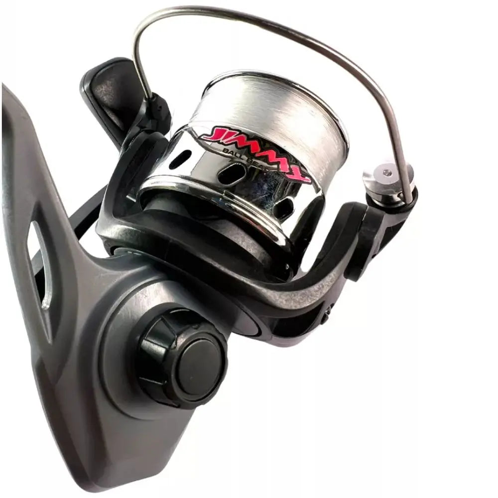 Kit 2 Molinete Marine Sports Jimmy Cinza Com Linha