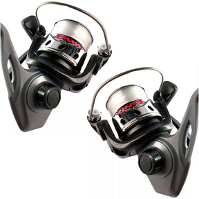 Kit 2 Molinete Marine Sports Jimmy Cinza Com Linha