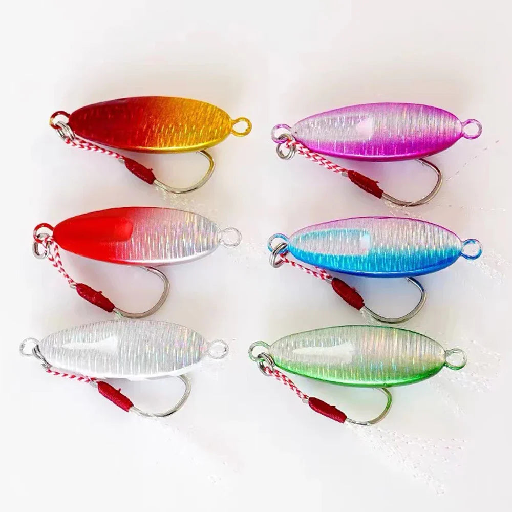 Micro Jig Vermelho Holográfico 5,5g | 10g | 17g | 21g