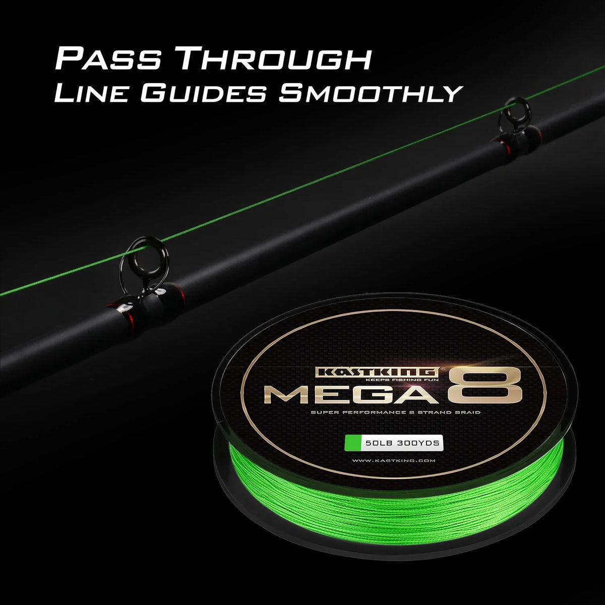 Linha Multifilamento KastKing Mega8 274M 8x