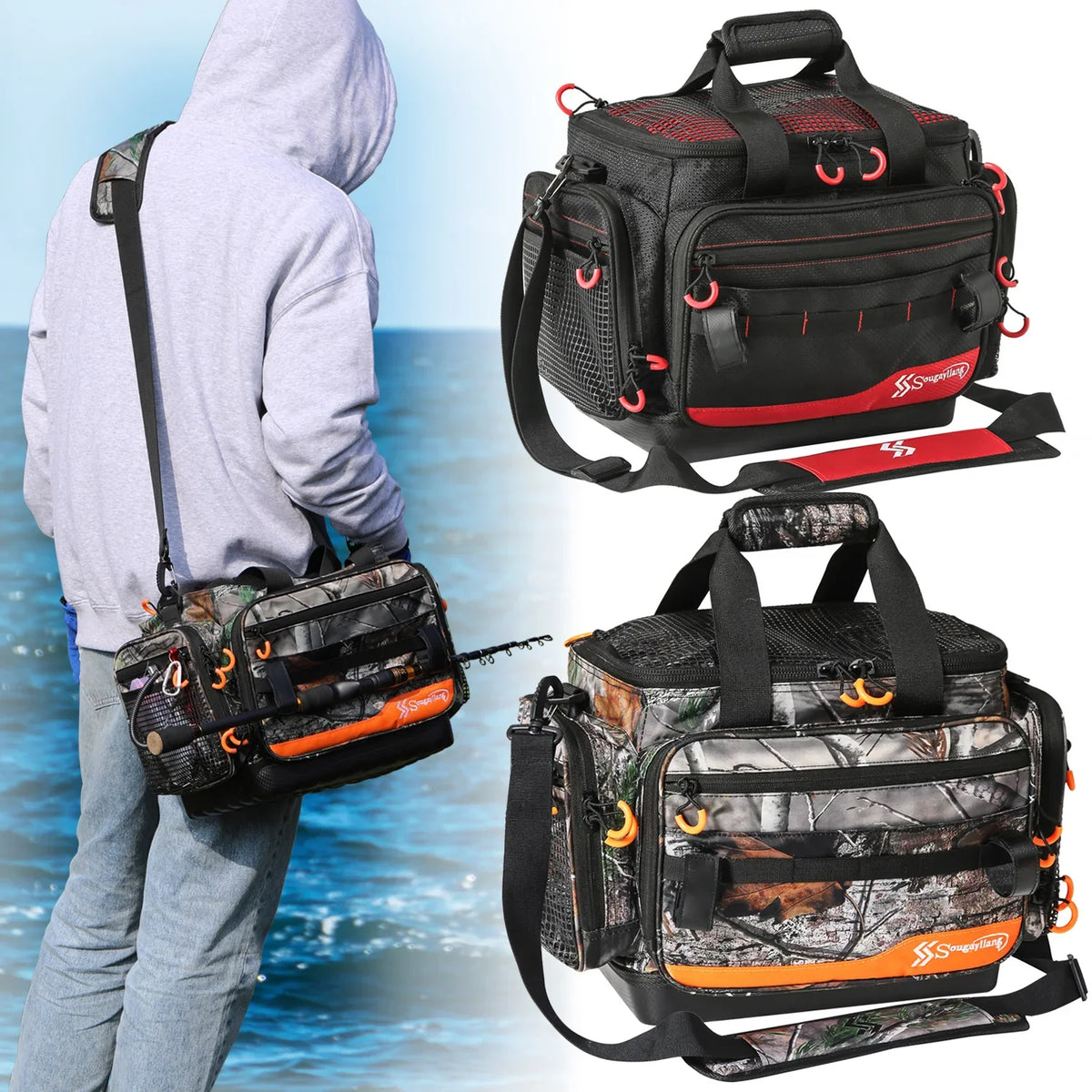 Bolsa Pesca A Prova dágua Sougayilang