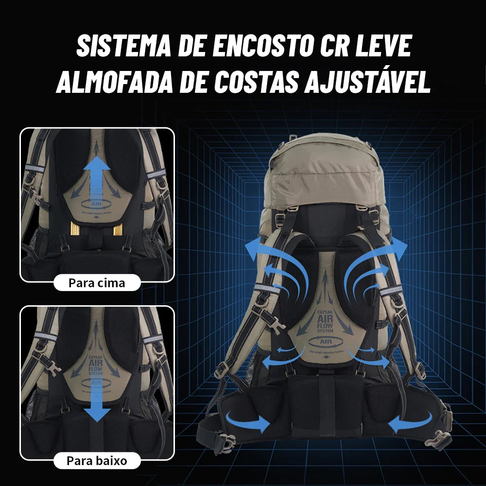 Mochila Naturehike 80L – Professional Mountain Backpack