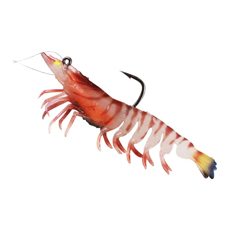 Camarão Artificial Magic Shrimp GLOW Camarões artificiais com olhos glow